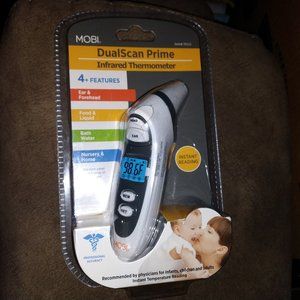 Mobi DualScan Prime Ear & Forehead Digital Infrared Thermometer BNIP Sealed